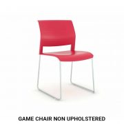 Game chair non-upholstered