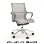 Scroll-Grey-Mesh-Alloy-Base
